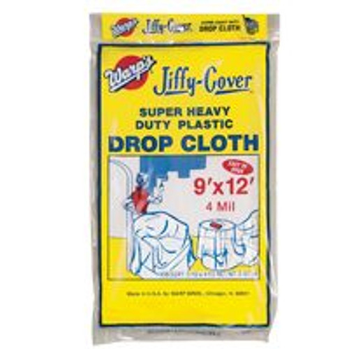 WARP BROTHERS 4JC-912 9X12FT PLASTIC DROPCLOTH      