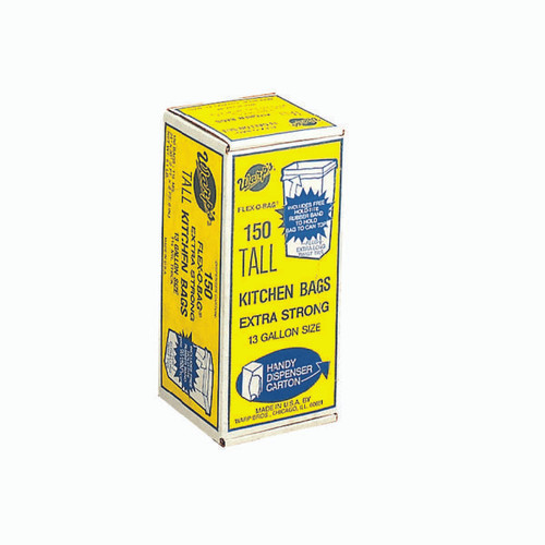 WARP BROTHERS FB13-150 13GAL 1.25 MIL 24X30 TRASH BAGS