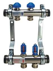 WATTS RADIANT D3803002SS FLOWMETER MANIFOLD METAL STAINLESS STEEL
