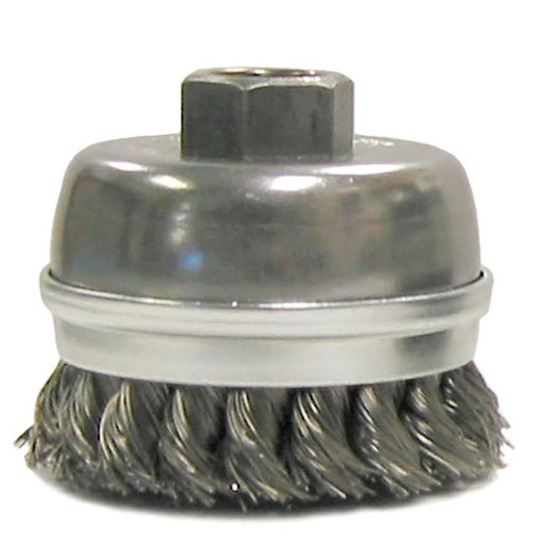 WEILER CORPORATION 13302 2-3/4" SINGLE ROW WIRE CUP BRUSH BANDED 