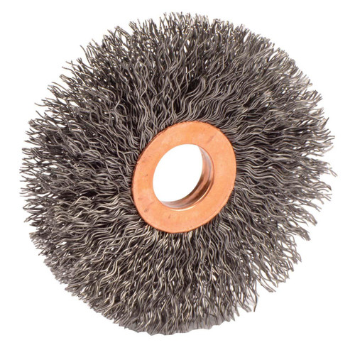 WEILER CORPORATION 15677 3" OD, 5/8" ARBOR HOLE, CRIMPED STEEL WH WEILER CORPORATION 15677 3" OD, 5/8" ARBOR HOLE, CRIMPED STEEL WH