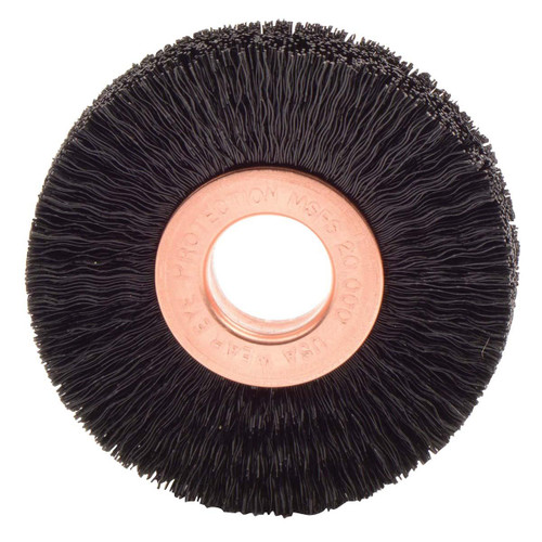 WEILER CORPORATION 17223 2" OD, 1/2" ARBOR HOLE, NYLON WHEEL BRUS
