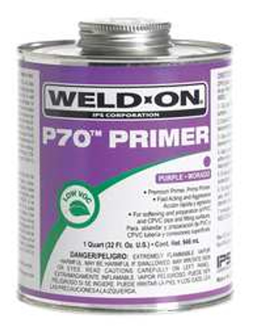 WELD-ON 13996 PRIMER PURPLE 8 OZ PVC AND CPVC WELD-ON 13996 PRIMER PURPLE 8 OZ PVC AND CPVC