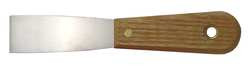 WESTWARD 13A669 PUTTY KNIFE FLEX FULLTANG STL/WOOD 1-1/4