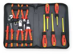WESTWARD 1YXJ7 INSULATED TOOL SET 10 PC