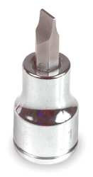 WESTWARD 3LE44 SOCKET BIT 3/8 DR 3/16 IN SLOT