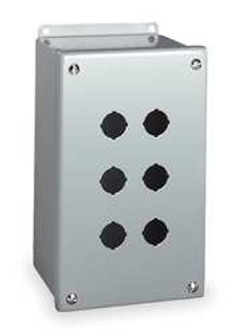 WIEGMANN PBXD6 ENCLOSURE PUSHBUTTON EXTRA DEEP 6 HOLES WIEGMANN PBXD6 ENCLOSURE PUSHBUTTON EXTRA DEEP 6 HOLES