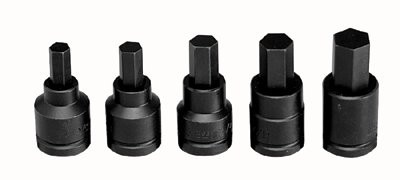 WRIGHT TOOLS 606 IMPCT SKT ST,STEEL,BLK OXD,9/16 TO 1 IN