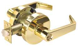 YALE AU4605LN x 605 DOOR LEVER LOCKSET RIGHT ANGLE STOREROOM