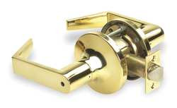YALE AU4702LN x 605 DOOR LEVER LOCKSET RIGHT ANGLE PRIVACY