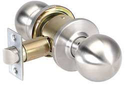 YALE CA4601 x 630 DOOR KNOB LOCKSET BALL PASSAGE