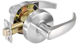 YALE PB4601LN x 626 DOOR LEVER LOCKSET CURVED DULL CHROME