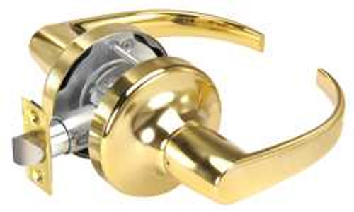 YALE PB5301LN x 605 DOOR LEVER LOCKSET CURVED GRD. 2