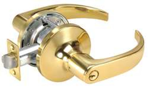 YALE PB5407LN x 605 DOOR LEVER LOCKSET CURVED ENTRY GRD. 1