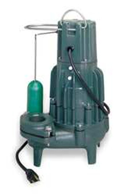 ZOELLER D293 SUBMERSIBLE SEWAGE PUMP 1HP 230V 50FT