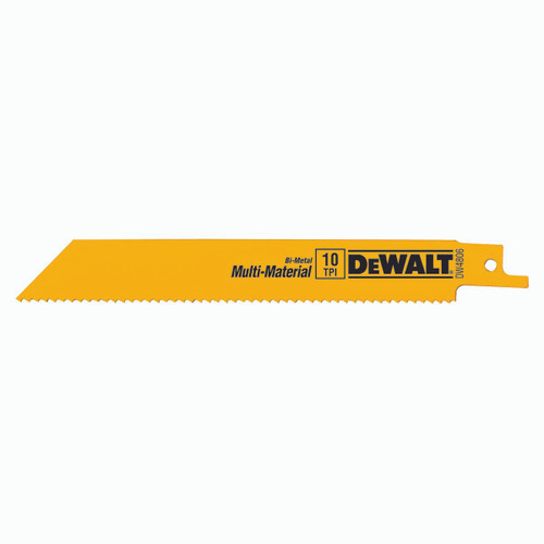 DEWALT TOOLS DW4806B DEWALT RECIP BLADES, 6" 10TPI STRAIGHT B