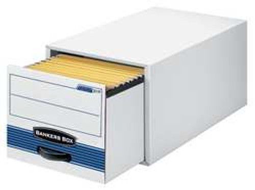 BANKERS BOX 00312 BANKER BOX DRAWER LGL WHT/BLU PK6