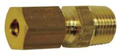 LEGRIS 0105 12 13 12MM TUBE OD X 1/4 BSPT BRASS COMPRESSIO
