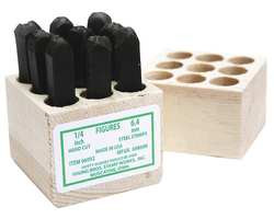 YOUNG BROS. STAMP WORKS, INC. 01092 NUMBER SET 1/16 IN H STEEL