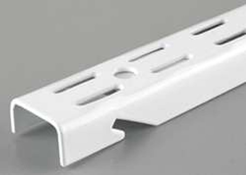 KNAPE & VOGT 0120-48WT 48 IN WHITE DUAL SLOT STANDARD