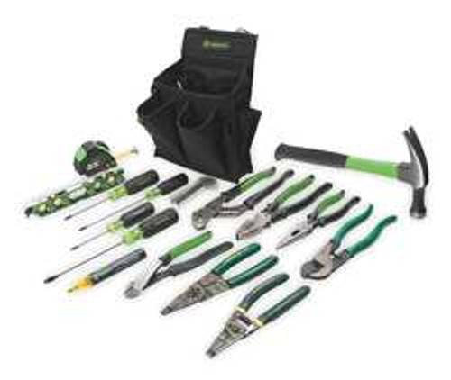 GREENLEE TEXTRON 0159-12 JOURNEYMAN'S TOOL SET 17-PIECE