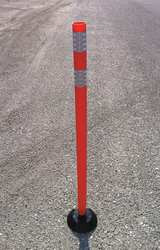 CORTINA 04-48-OWG G6578 DELINEATOR POST ORANGE HDPE 48 IN