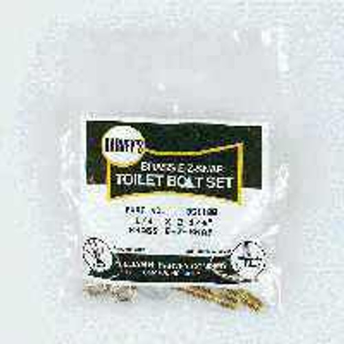 HARVEY'S 051100 TOILET BOLT SET 1/4X2-1/4     