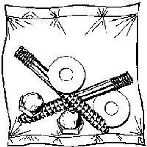 HARVEY'S 061095 TOILET FLANGE SCREW SET       