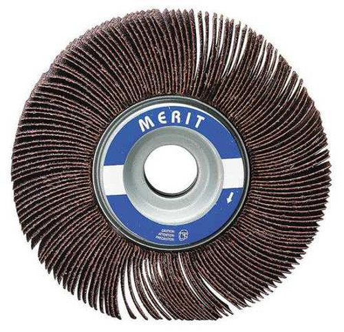 MERIT 08834122025 FLAP WHEEL 3-1/2 D 2 IN W 5/8 IN 80 G