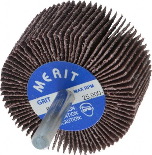 MERIT ABRASIVES 08834137370 2" DIAM X 1" FACE WIDTH, MEDIUM ALUMINUM