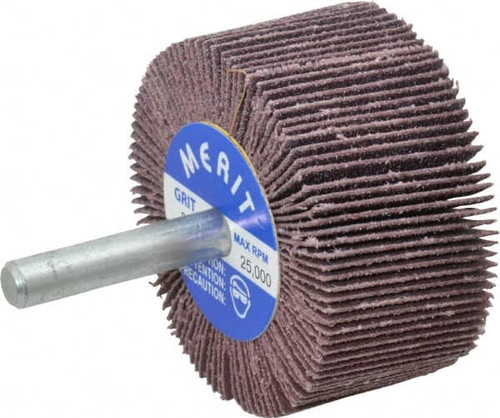 MERIT ABRASIVES 08834137371 2" DIAM X 1" FACE WIDTH, MEDIUM ALUMINUM