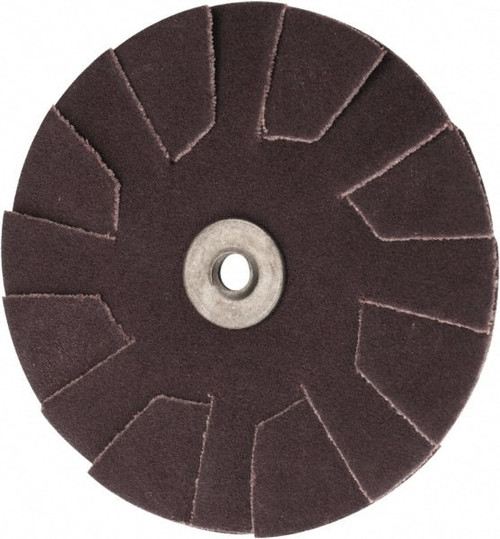 MERIT ABRASIVES 08834184344 120 GRIT, 3" DIAM, FLEXIBLE SLOTTED OVER