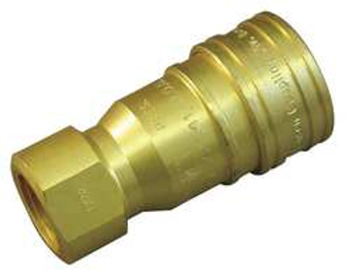 HANSEN 100006 COUPLER BODY (F)NPT 3/8 BRASS