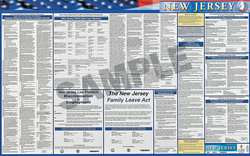 JJ KELLER 100-NJ LABOR LAW POSTER STATE LABOR LAW NJ