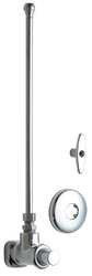 CHICAGO FAUCETS 1017-ABCP WATER SUPPLY STOP ANGLE BODY 1/2 FNPT