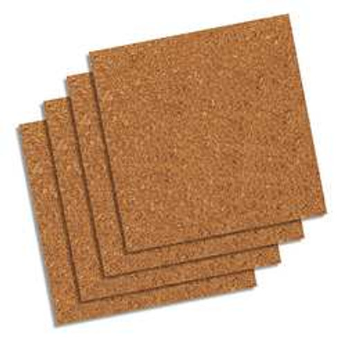 QUARTET 102 BULLETIN BOARD TILES,NATURAL,PK4 QUARTET 102 BULLETIN BOARD TILES,NATURAL,PK4