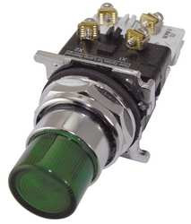 EATON 10250T75G H4386 ILLUM PUSH BUTTON 30MM 1NO GREEN