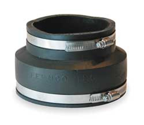 FERNCO, INC. 1056-54 FLEXIBLE COUPLING PVC 5X4     