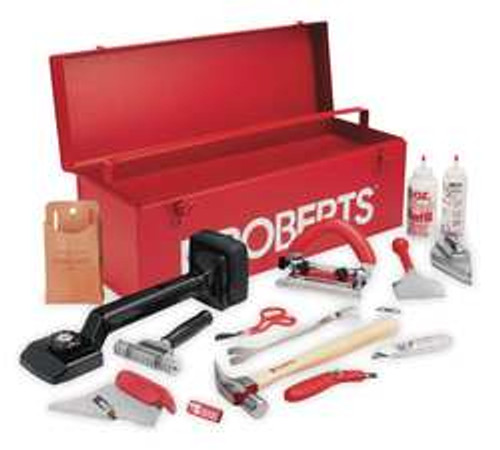 ROBERTS 10-750 CARPET INSTALLATION KIT W/24 IN TOOL BOX ROBERTS 10-750 CARPET INSTALLATION KIT W/24 IN TOOL BOX