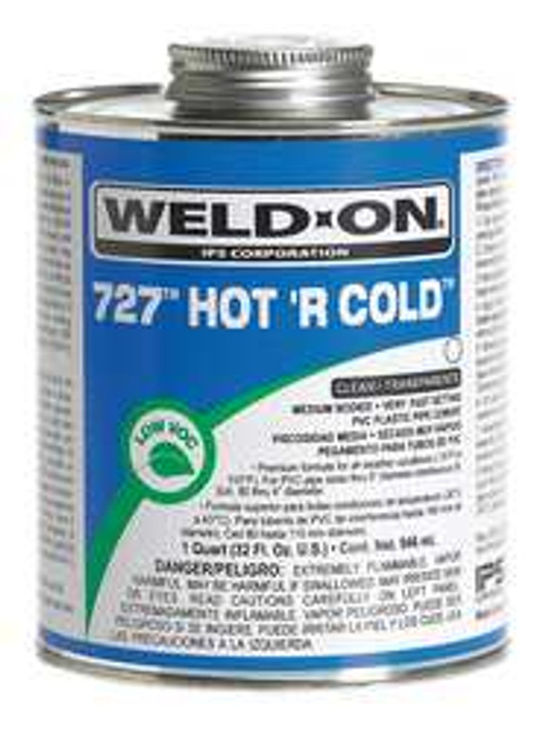 WELD-ON 13967 PIPE CEMENT PVC 16 OZ. WELD-ON 13967 PIPE CEMENT PVC 16 OZ.