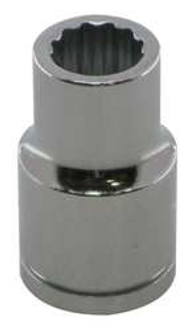 WESTWARD 10E252 SOCKET, STEEL, CHROME, 20 MM