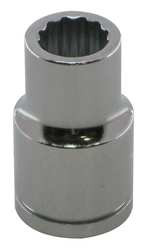 WESTWARD 10E257 SOCKET 1/2 IN DR 28MM 12 PT STD