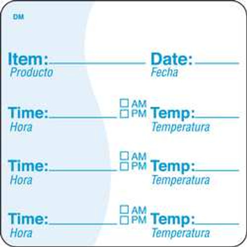 DAYMARK 113621 FOOD ROTATION LABEL BLUE 2 IN W PK 250