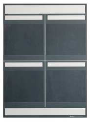 BRADY SPC ABSORBENTS 114612 LEAN METRIC BOARD 25INX34.25INGREY