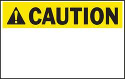 BRADY SPC ABSORBENTS 121559 LABEL VINYL BLACK/YELLOW