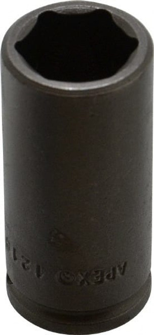 APEX TOOL GROUP 1218 1/4" DRIVE 9/16" DEEP IMPACT SOCKET