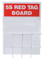 BRADY SPC ABSORBENTS 122051 RED TAG BINDER STATION,NO BINDER