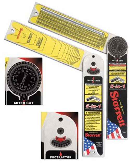 L.S. STARRETT 12256 NO. 505 SERIES NO. CP505A-12 COMBO PROTR