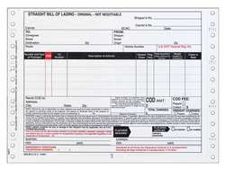 JJ KELLER 12461 BILL OF LADING FORMS REGULATORY PK500