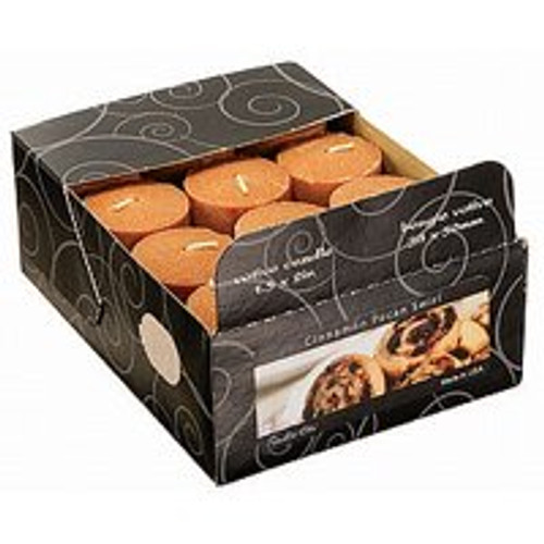 CANDLE-LITE CO 1276549 15X2 FLAT VOTIVE CINN PECAN   